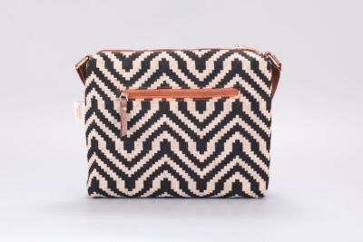 Vintage Zigzag Messenger Sling Bag