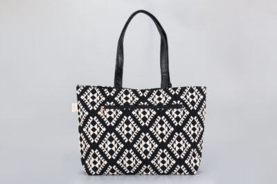Vintage Charcol Hues Tote