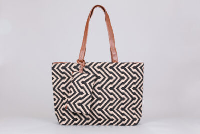Vintage Zigzag Tote Bag