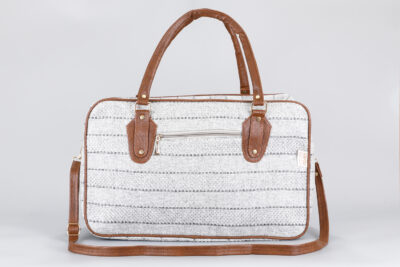 Jute Off White Travel Bag