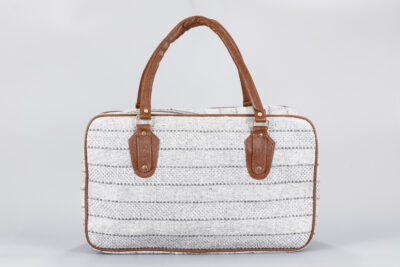 Jute Off White Travel Bag