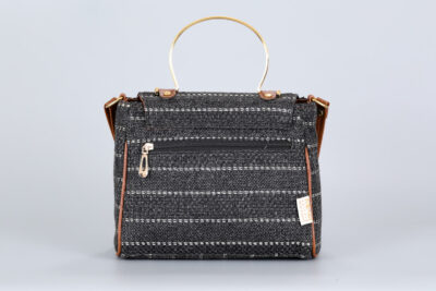 Jute Black Sassy Sling Bag
