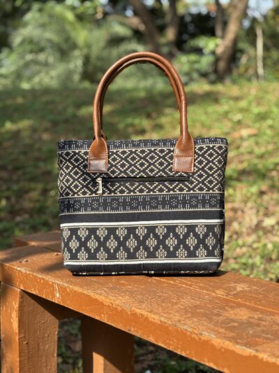 Vintage Abstract Beige Perfect Tote Bag