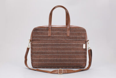 Jute Rust Laptop Bag