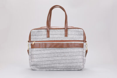 Jute Grey Laptop Bag