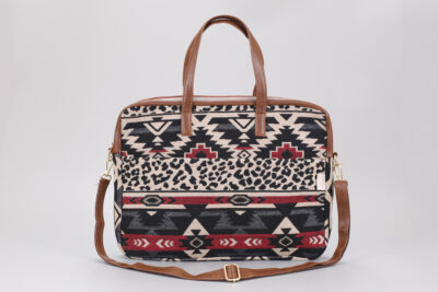 Vintage Red Motif Laptop Bag