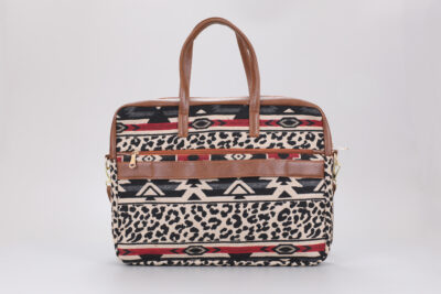 Vintage Red Motif Laptop Bag
