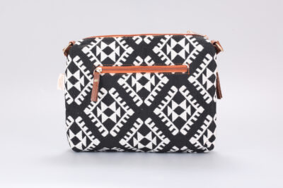 Vintage Charcoal Hues Messenger Sling Bag