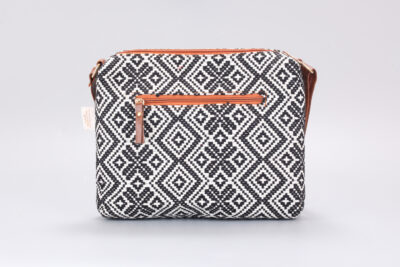 Vintage Double Diamond Messenger Sling Bag