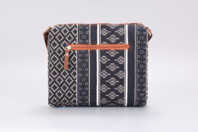 Vintage Abstract Beige Messenger Sling Bag