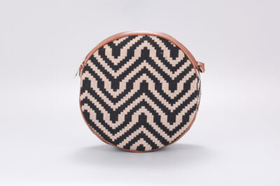 Vintage Zigzag Boho Round Sling Bag