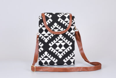 Vintage Charcoal Hues Mobile Sling Bag