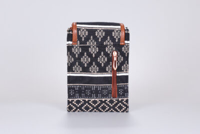 Vintage Abstract Beige Mobile Sling bag