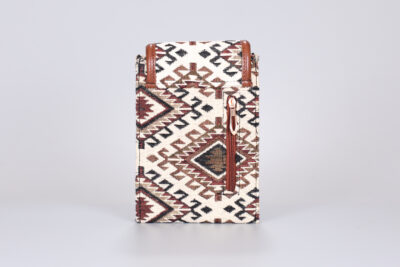 Vintage Tribal Triangles Mobile Sling Bag