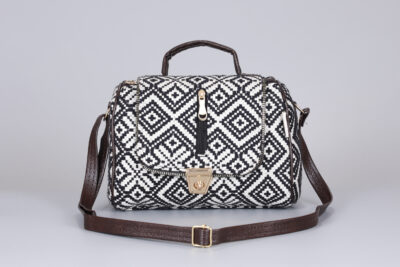 Vintage Double Diamond Duffle Sling Bag