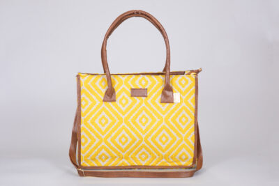 Vintage Yellow Diamond Timeless Tote
