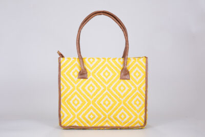 Vintage Yellow Diamond Timeless Tote