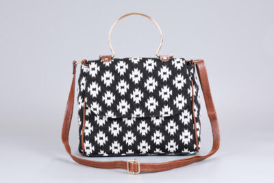 Vintage White Flowers Sassy Sling Bag