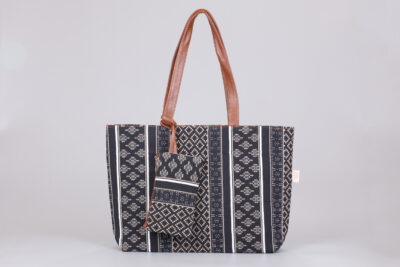 Vintage Beige Abstract Tote Bag