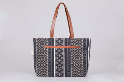 Vintage Beige Abstract Tote Bag