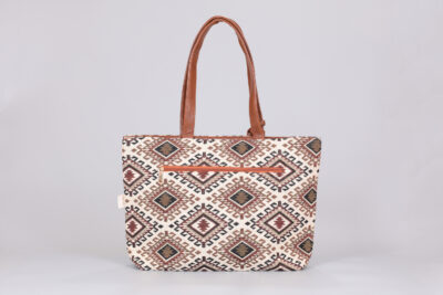 Vintage Tribal Triangles Tote Bag